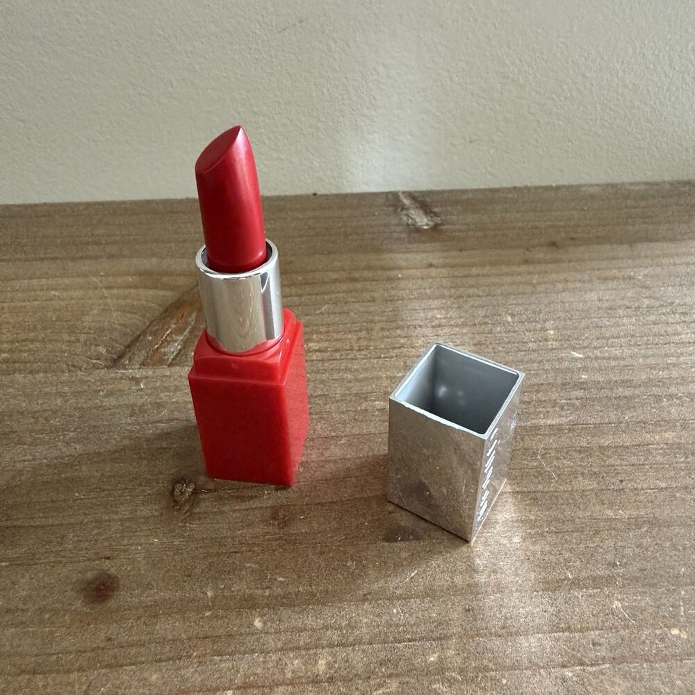 Clinique Pop Lip Colour & Primer Lipstick 03 Ruby Pop Travel Size New